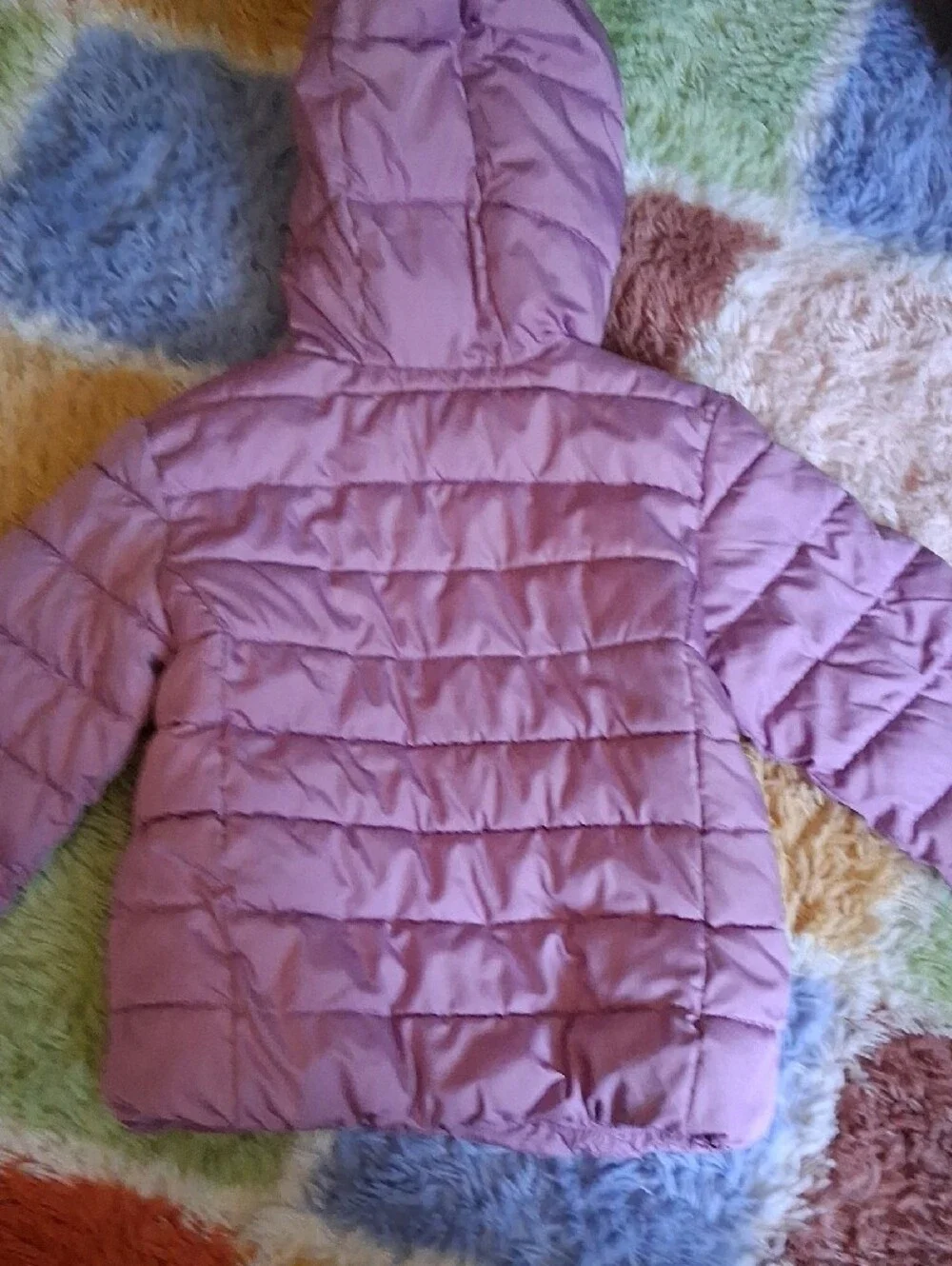 The Children's Place Lilac Hooded Puffer Jacket